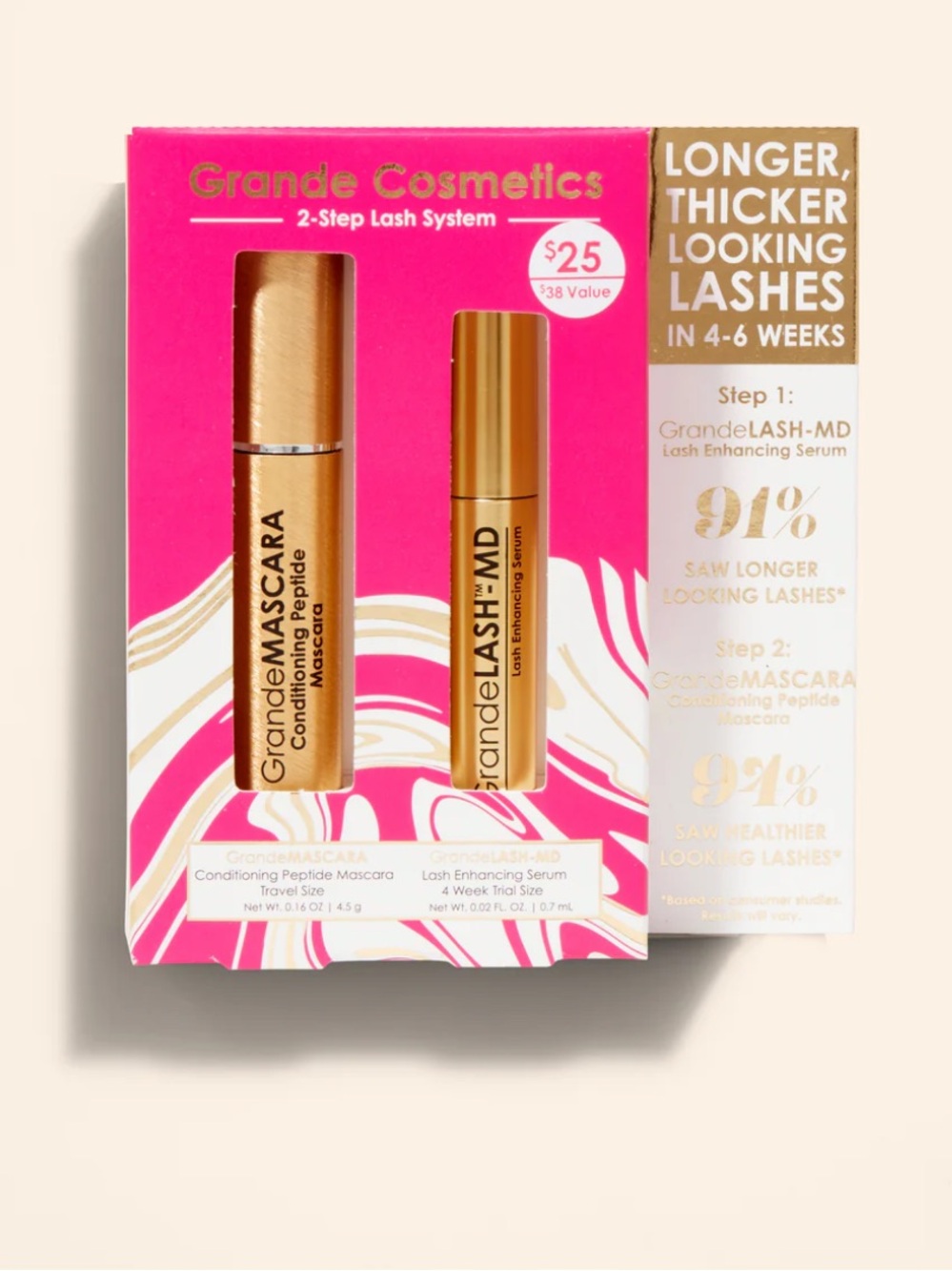 Grande 2-Step Lash System - mascara & lash serum